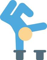 Acrobatics vector illustration on a background.Premium quality symbols.vector icons for concept and graphic design.