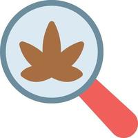 buscar ilustración vectorial de cannabis en un fondo.símbolos de calidad premium.iconos vectoriales para concepto y diseño gráfico. vector