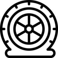 ilustración de vector de pinchazo de neumático en un fondo. símbolos de calidad premium. iconos vectoriales para concepto y diseño gráfico.
