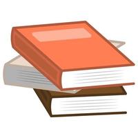 Stack of Books. vector