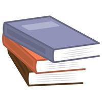 Stack of Books. vector