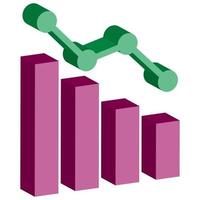 Isometric 3D Infographic Chart.