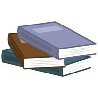 Stack of Books. vector