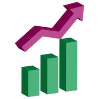 gráfico infográfico 3d isométrico. vector