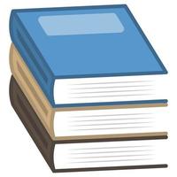 Stack of Books. vector