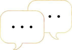 Watercolor Speach bubbles dialogue icon dialog bubble vector chat