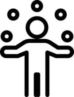 Juggling vector illustration on a background.Premium quality symbols.vector icons for concept and graphic design.