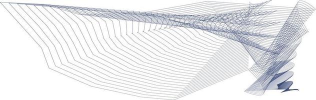 ondas abstractas línea gráfica sónica o imagen vectorial de ondas sonoras vector