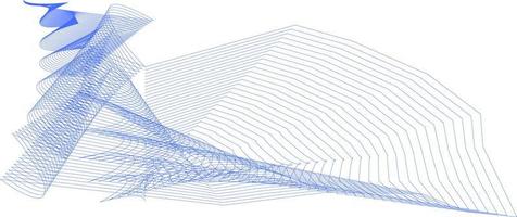 ondas abstractas línea gráfica sónica o imagen vectorial de ondas sonoras vector