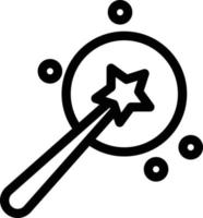 Magic Wand vector illustration on a background.Premium quality symbols.vector icons for concept and graphic design.