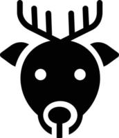 Reindeer vector illustration on a background.Premium quality symbols.vector icons for concept and graphic design.