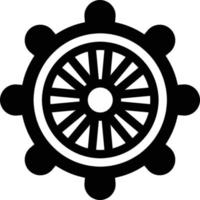 Boat Wheel vector illustration on a background.Premium quality symbols.vector icons for concept and graphic design.