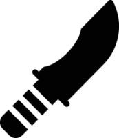 ilustración de vector de cuchillo en un fondo. símbolos de calidad premium. iconos vectoriales para concepto y diseño gráfico.