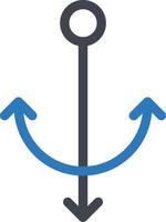 Anchor vector illustration on a background.Premium quality symbols.vector icons for concept and graphic design.