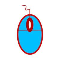 Computer Mouse icon  vector illustration on white background.