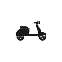 Motorcycle icon vector illustration. Isolated on white background.