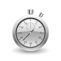 Stopwatch with White Background vector