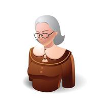 Old Woman, People Icon