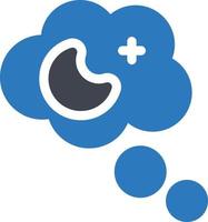 Cloud Sleep vector illustration on a background.Premium quality symbols.vector icons for concept and graphic design.