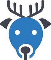 Reindeer vector illustration on a background.Premium quality symbols.vector icons for concept and graphic design.