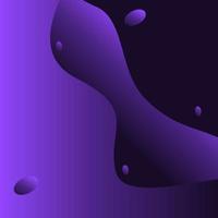 Abstract Liquid Wavy Dark Purple Background vector
