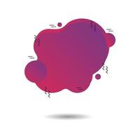 Abstract Purple Gradient Liquid Banner Template vector