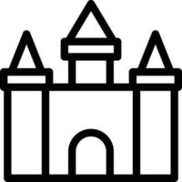 Castle vector illustration on a background.Premium quality symbols.vector icons for concept and graphic design.