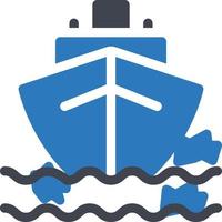 ilustración vectorial de crucero en un fondo. símbolos de calidad premium. iconos vectoriales para concepto y diseño gráfico. vector