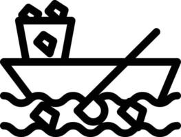 Boat vector illustration on a background.Premium quality symbols.vector icons for concept and graphic design.