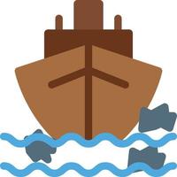 ilustración vectorial de crucero en un fondo. símbolos de calidad premium. iconos vectoriales para concepto y diseño gráfico. vector