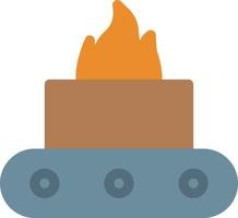 Fire package vector illustration on a background.Premium quality symbols.vector icons for concept and graphic design.