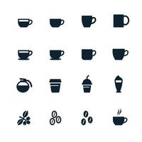 Coffee and Coffee cup Icons vector