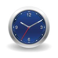 Clock icon with White Background vector