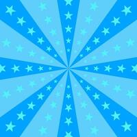 fondo transparente de rayo azul starburst vector