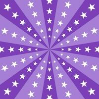 fondo transparente de haz estelar púrpura vector