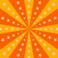 orange starburst beam seamless background vector