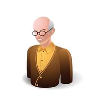 Old Man, People Icon vector