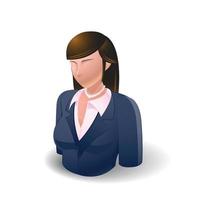 Businesswoman, People Icon vector