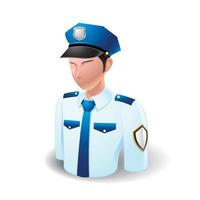Policeman, People Icon vector
