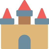 Castle vector illustration on a background.Premium quality symbols.vector icons for concept and graphic design.