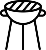 ilustración de vector de parrilla en un fondo. símbolos de calidad premium. iconos vectoriales para concepto y diseño gráfico.