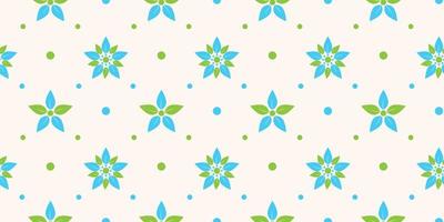 Seamless floral flower, leaf background vector