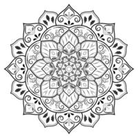 Mandala floral pattern, Vintage decorative elements vector