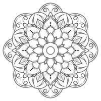 mandala floral pattern, Vintage decorative elements, Mandala background vector
