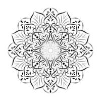 patrón floral de mandala, elementos decorativos antiguos, fondo de mandala vector