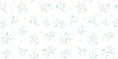 Seamless Floral patterns background vector