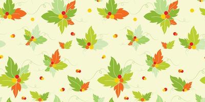 Seamless Floral patterns background vector