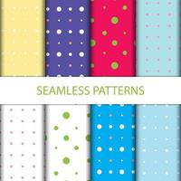 Seamless polka dot pattern background, Simple seamless backgrounds and wallpapers for fabric, packaging, Decorative print, Textile, repeating pattern vector