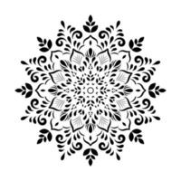 Mandala pattern design with hand drawn, Vector mandala Oriental pattern, Unique design with petal flower. Concept relax and meditation use for page logo book