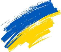 Vector ukraine flag. ukraine abstract national flag